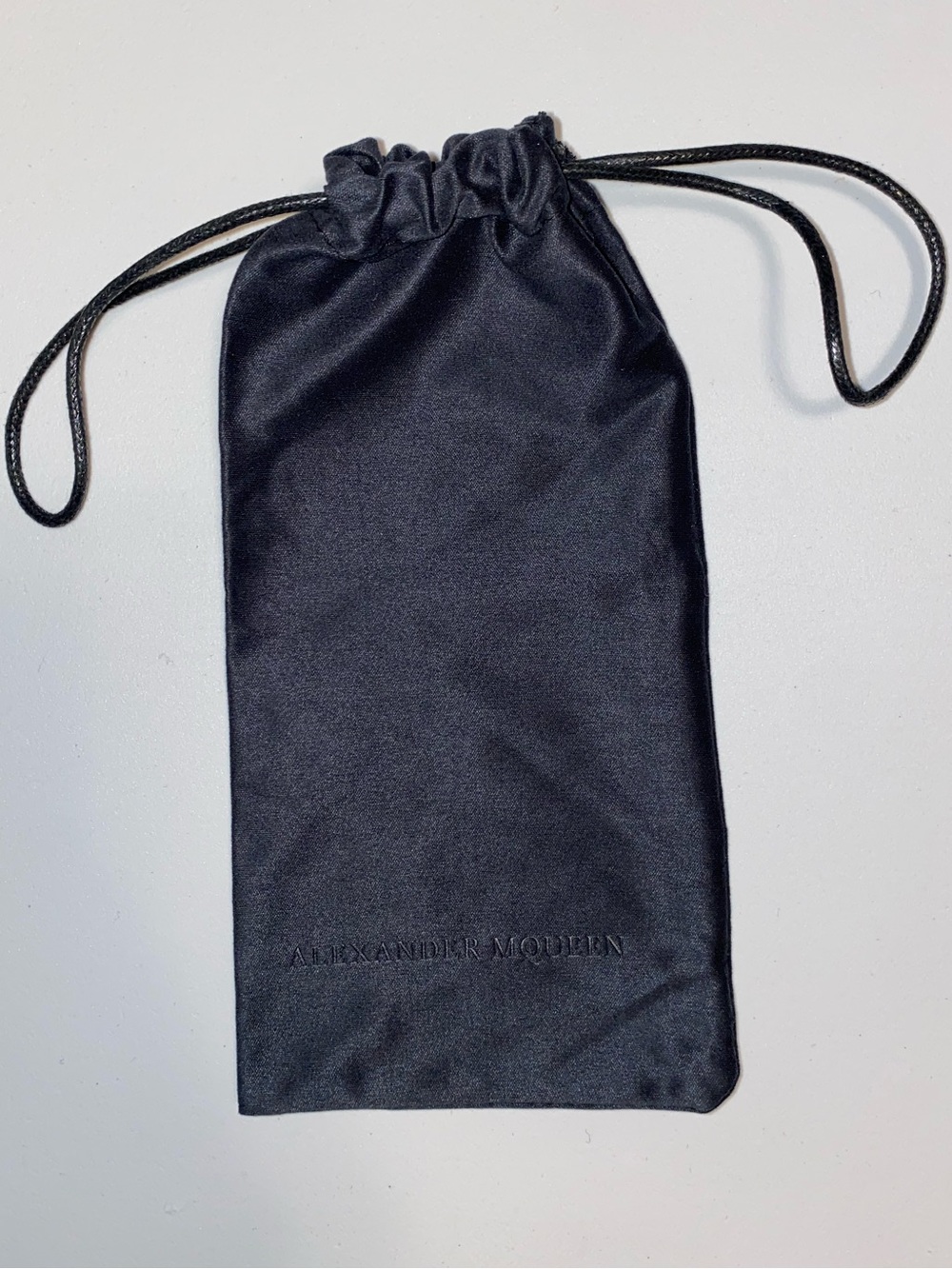 Alexander McQueen Black Drawstring Dust Bag